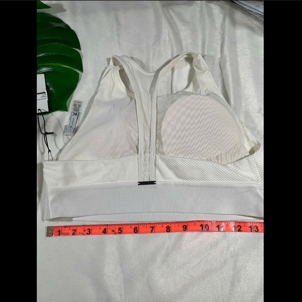 NWD‎ $105 Koral Loma Sports Bra in White [SZ Large ] - Picture 6 of 8